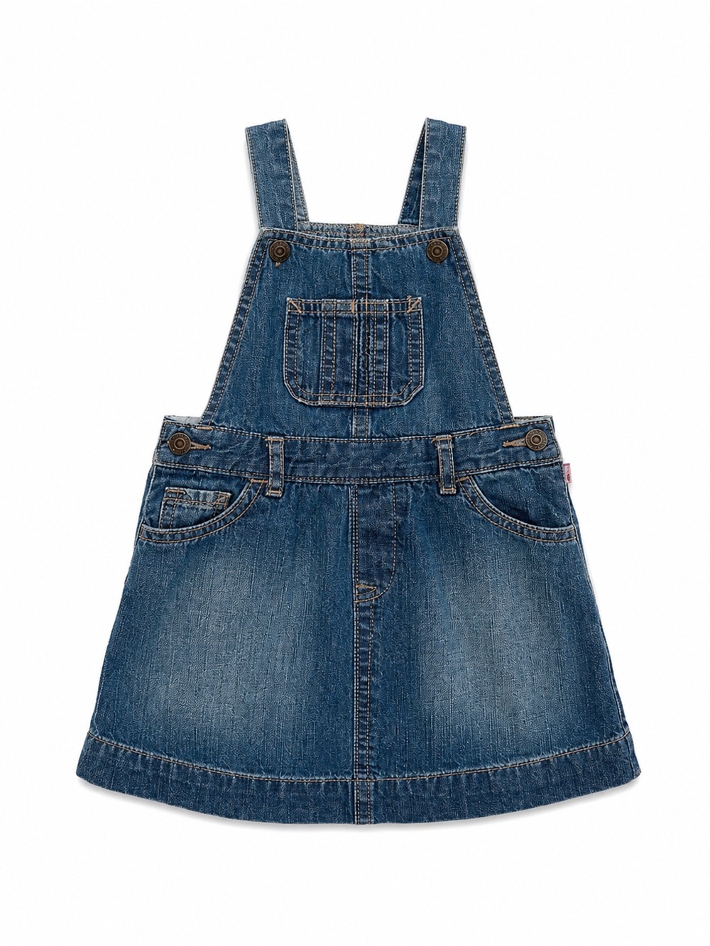 Baby Gap Denim Overall Dress 18-24 Months Cottagecore